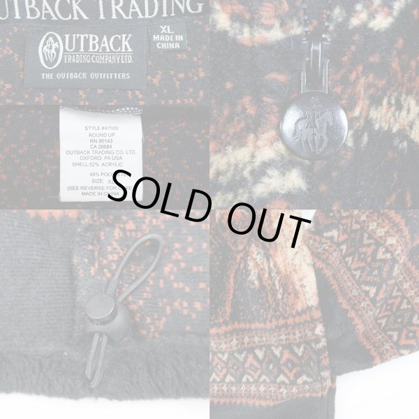 画像3: 90's OUTBACK 総柄 フリースジャケット (3)