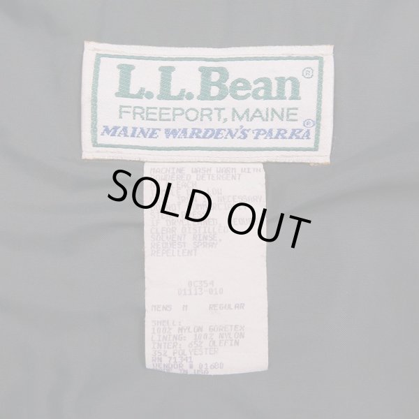 画像3: 80's L.L.Bean MAINE WARDEN'S PARKA "GORE-TEX / MADE IN USA" (3)