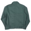 画像2: 50's LION UNIFORM HBT ワークジャケット "DEADSTOCK / GREEN" (2)