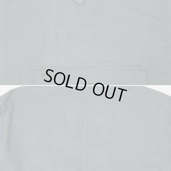 画像5: 50's LION UNIFORM HBT ワークジャケット "DEADSTOCK / GREEN" (5)