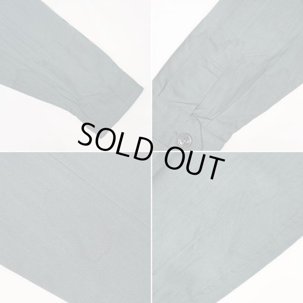 画像6: 50's LION UNIFORM HBT ワークジャケット "DEADSTOCK / GREEN" (6)