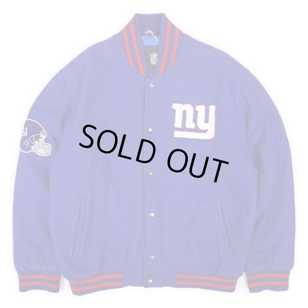 画像1: 00's New York Giants ウールスタジャン (1)