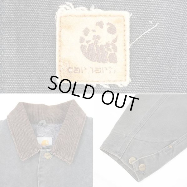 画像4: Early 00's Carhartt ブランケットライナー ダックカバーオール "MADE IN USA / CO2PTL" (4)