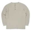 画像1: 90's Eddie Bauer ヘンリーネック サーマルカットソー (1)