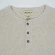 画像3: 90's Eddie Bauer ヘンリーネック サーマルカットソー (3)