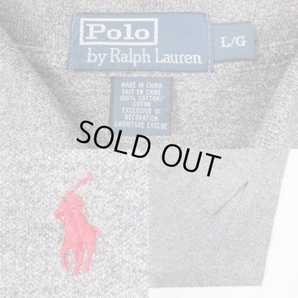 画像2: 90's Polo Ralph Lauren ポロシャツ "Gray" (2)