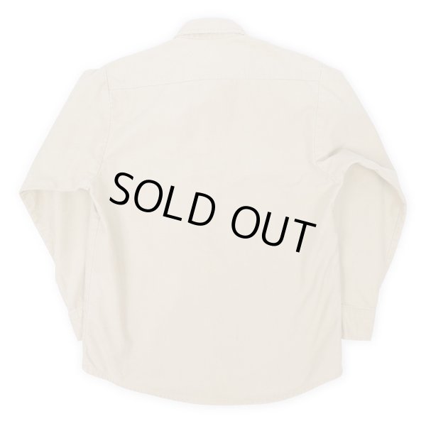 画像2: 90's FIVE BROTHER シャモアクロス ワークシャツ “KHAKI / MADE IN USA” (2)