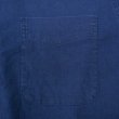 画像4: 00's Eddie Bauer インディゴ染め バンドカラーシャツ "Cotton×Linen" (4)