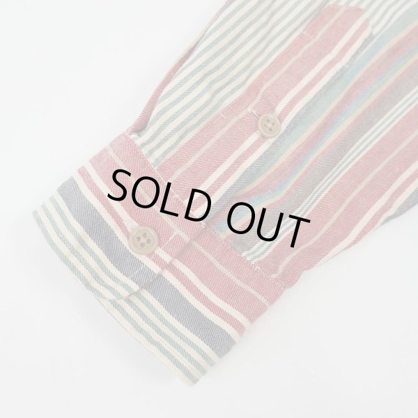 画像4: Early 90's Polo Ralph Lauren マルチストライプ柄 ワークシャツ (4)