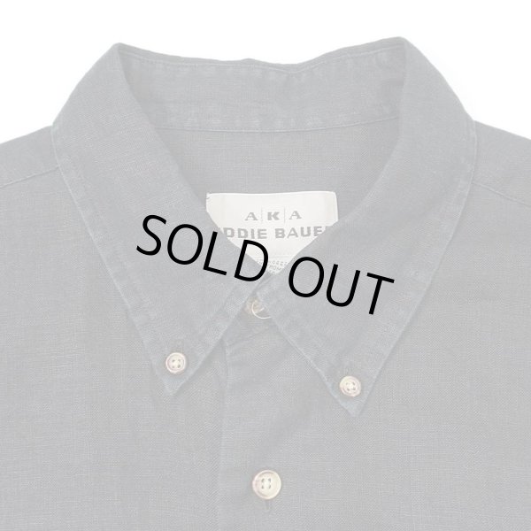 画像3: 90's AKA Eddie Bauer S/S リネンボタンダウンシャツ (3)