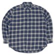 画像1: 00's Eddie Bauer フランネル ボタンダウンシャツ (1)