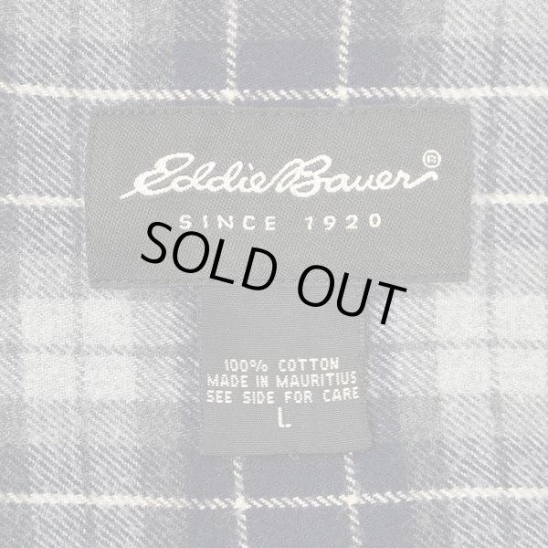 画像2: 00's Eddie Bauer フランネル ボタンダウンシャツ (2)