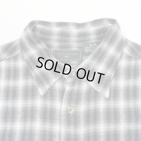 画像3: Early 00's FIELD & STREAM オンブレチェック柄 フランネルシャツ (3)