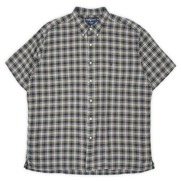 画像1: 90's Polo Ralph Lauren S/S ボタンダウンシャツ "GREGGOR" (1)