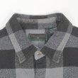 画像3: 00's Field & Stream ブロックチェック柄 ヘビーネルシャツ "GRAY×BLACK" (3)