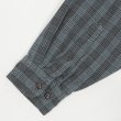 画像4: 00's Arrow フランネル ボタンダウンシャツ "Blue×Navy Plaid" (4)