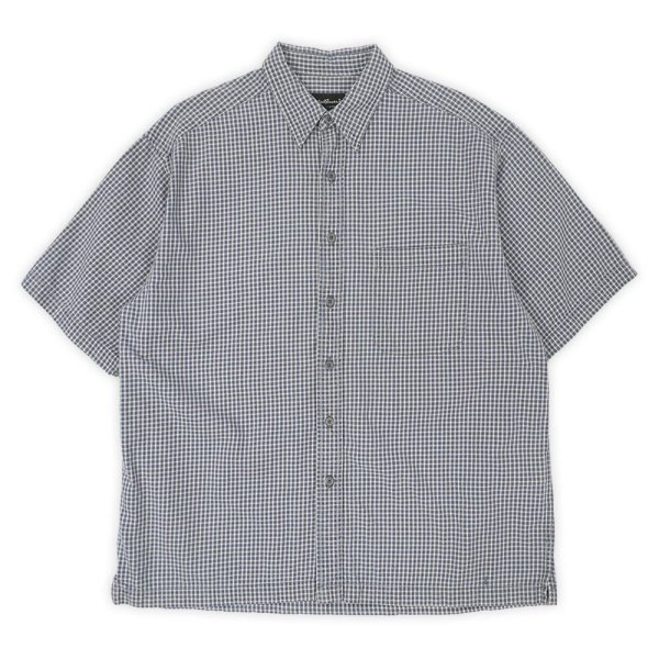 画像1: 00's Eddie Bauer S/S レギュラーカラーシャツ (1)