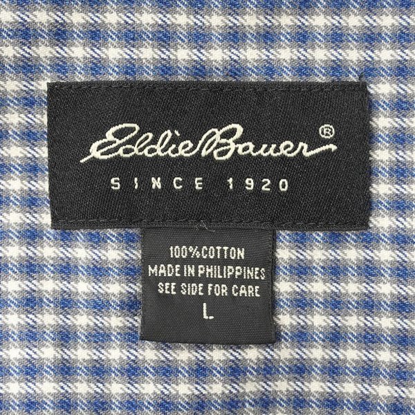 画像2: 00's Eddie Bauer S/S レギュラーカラーシャツ (2)