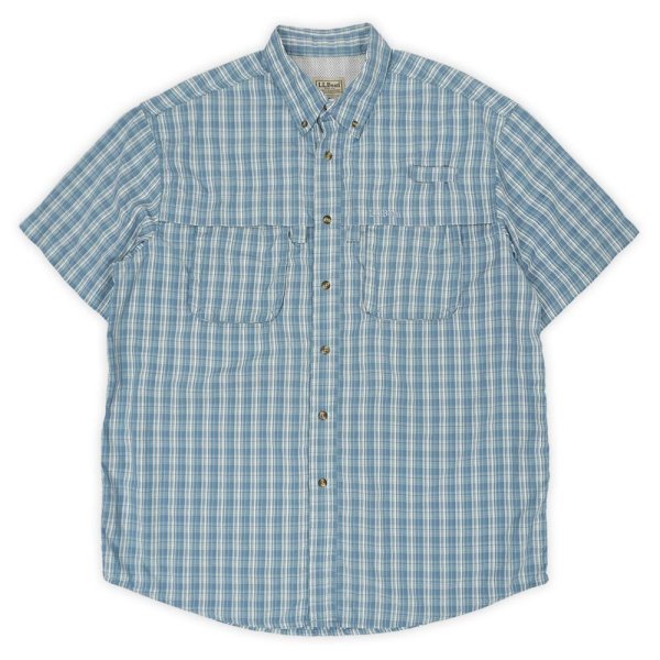 画像1: 00's L.L.Bean S/S フィールドシャツ (1)