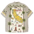 画像2: 90's Reyn Spooner レーヨンハワイアンシャツ “American Classics / california” (2)