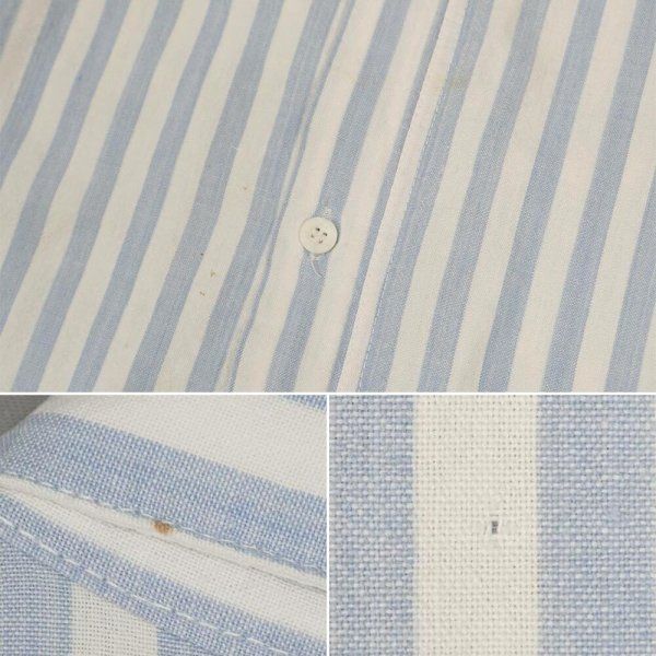 画像4: 80's Pelican Cove ストライプ柄 S/S ボタンダウンシャツ (4)
