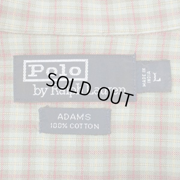 画像2: 90's Polo Ralph Lauren S/S オープンカラーシャツ "ADAMS" (2)