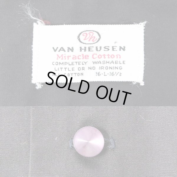 画像3: 60's VAN HEUSEN コットン オープンカラーシャツ “BLACK” (3)