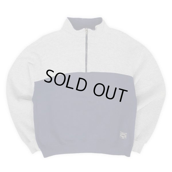 画像1: 90's RUSSELL ハーフジップスウェット "MADE IN USA" (1)