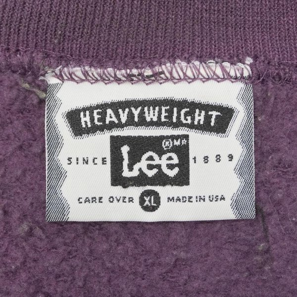画像2: 90's Lee ブランクスウェット “PURPLE / MADE IN USA” (2)