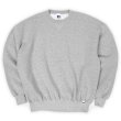 画像1: 90's RUSSELL 前V ブランクスウェット "HEATHER GRAY / MADE IN USA" (1)