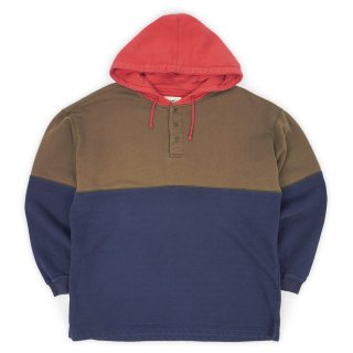 90's RUSSELL ヘンリーネックスウェットパーカー “DEADSTOCK