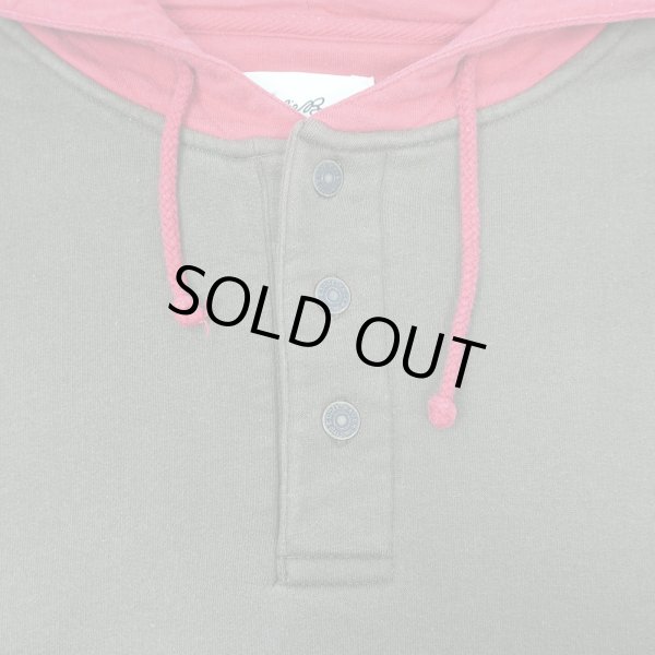 画像3: 90's Eddie Bauer ヘンリーネック スウェットパーカー (3)