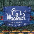 画像3: 80's Woolrich ノルディック柄 ウールニット (3)