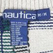 画像2: 90's NAUTICA チェック柄 コットンニット (2)