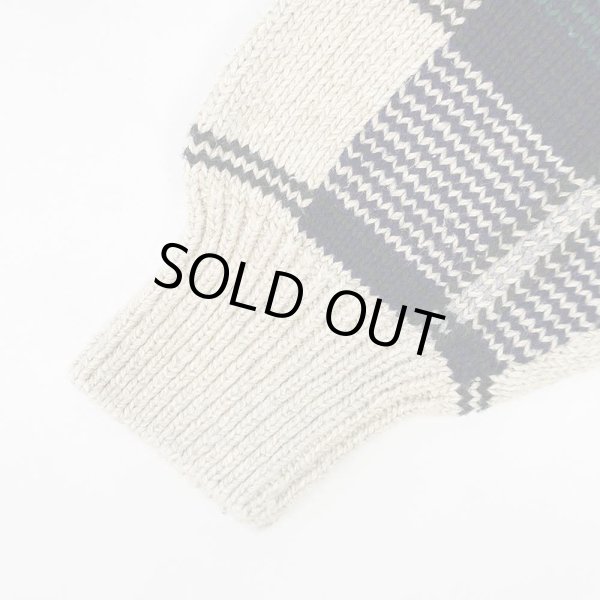 画像4: 90's NAUTICA チェック柄 コットンニット (4)