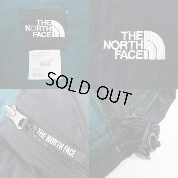 画像3: 90's THE NORTH FACE デナリベスト "MADE IN USA / BLACK × GREEN" (3)