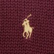 画像3: 90's Polo Ralph Lauren Vネック コットンニット ベスト "Burgundy" (3)