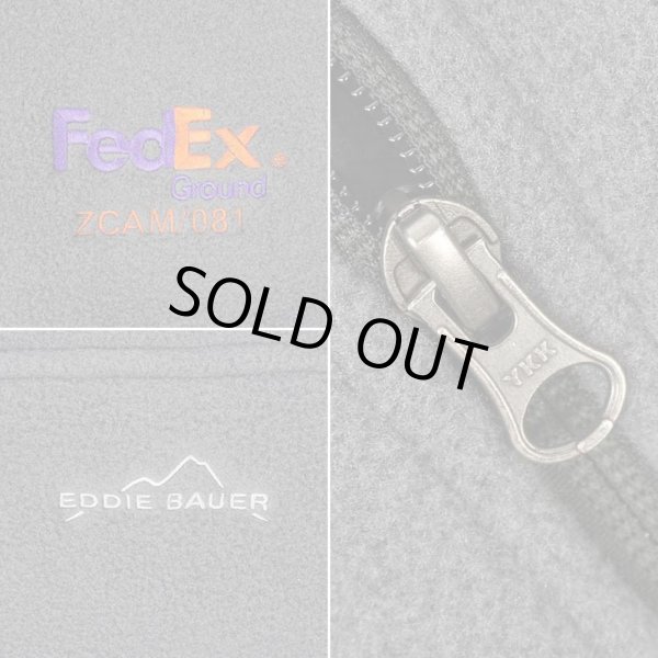 画像4: 00's Eddie Bauer フリースベスト "FedEx / DEADSTOCK" (4)