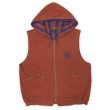 画像1: 90's Eddie Bauer スウェット フーディー ベスト "黒タグ" (1)
