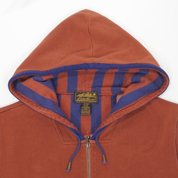 画像4: 90's Eddie Bauer スウェット フーディー ベスト "黒タグ" (4)