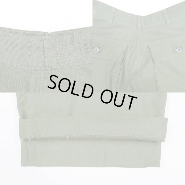 画像4: 60's US.ARMY コットンサテン ベイカーパンツ "RESIZE / DEADSTOCK" (4)