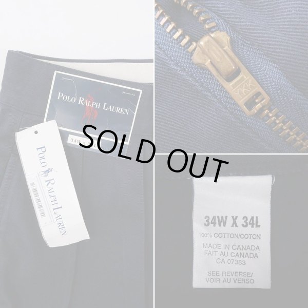 画像5: 90's Polo Ralph Lauren 2タック チノトラウザー “ANDREW PANT / DEADSTOCK” (5)