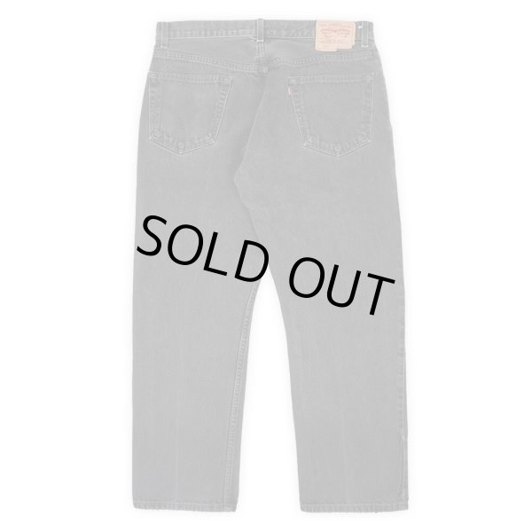 画像2: 05's Levi's 505 ブラックデニムパンツ "W36 L29" (2)