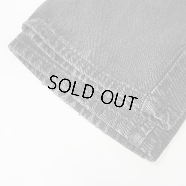 画像5: 05's Levi's 505 ブラックデニムパンツ "W36 L29" (5)