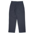 画像2: 00's DOCKERS 2タック コットンリネントラウザー "DARK NAVY" (2)