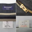 画像4: 00's DOCKERS 2タック コットンリネントラウザー "DARK NAVY" (4)