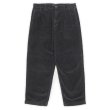 画像1: 00's BILL BLASS 2タック 太畝コーデュロイトラウザー "BLACK / W36 L30" (1)