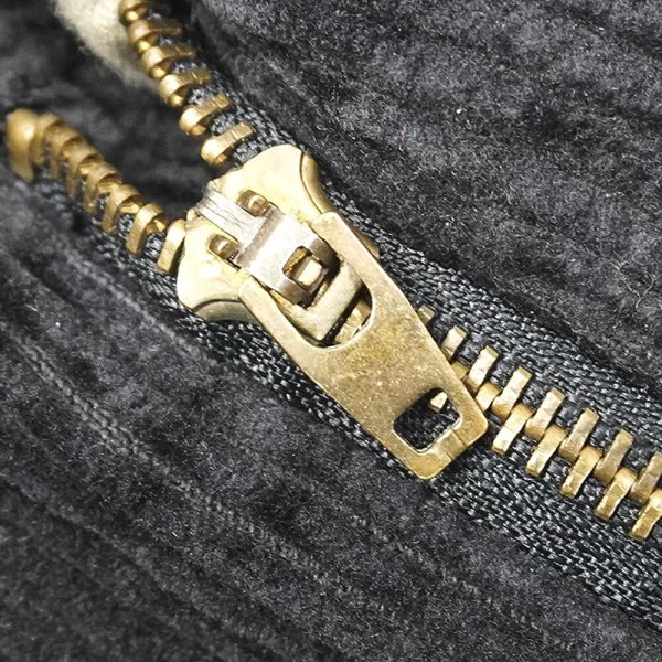 画像4: 00's BILL BLASS 2タック 太畝コーデュロイトラウザー "BLACK / W36 L30" (4)