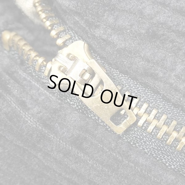 画像4: 00's BILL BLASS 2タック 太畝コーデュロイトラウザー "BLACK / W36 L30" (4)