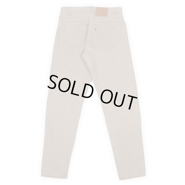 画像2: 90's Levi's 550 カラーデニムパンツ “BEIGE / MADE IN USA” (2)